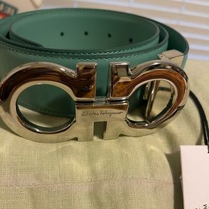 Men’s Ferragamo Turquoise Belt - Size 40